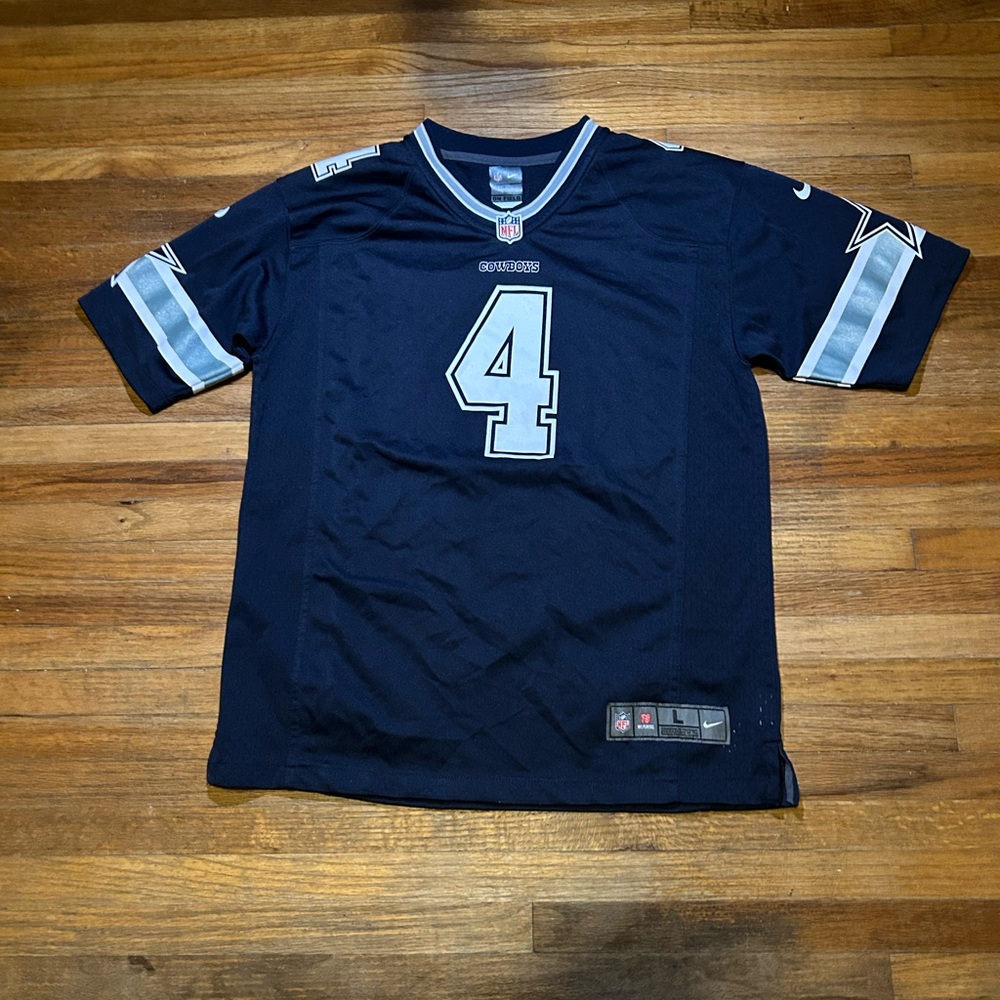 Nike Dak Prescott Dallas Cowboys Jersey : YOUTH LARGE